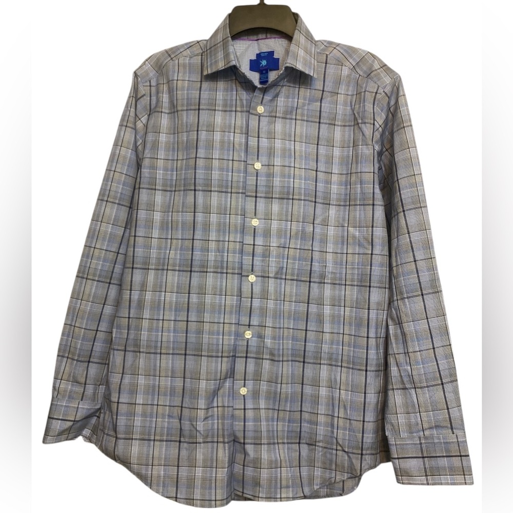 EGARA BLUE MENS DRESS SHIRT M NWT